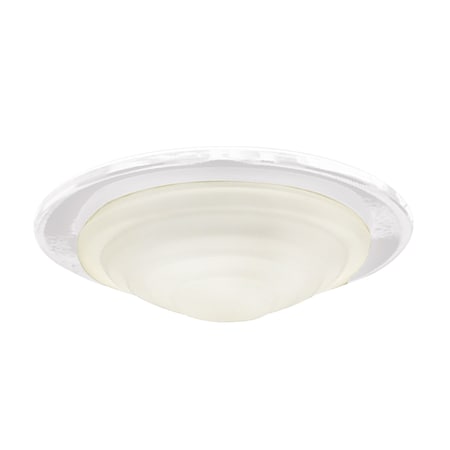 Elco Lighting Mini Shower Trim with Frosted Stepped Glass E234W